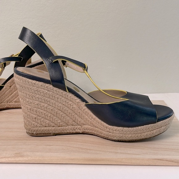 Boden Carrie Espadrille Wedge, Dark Navy Sz 40 - Picture 5 of 16